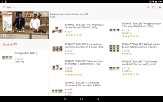 QVC android App screenshot 1